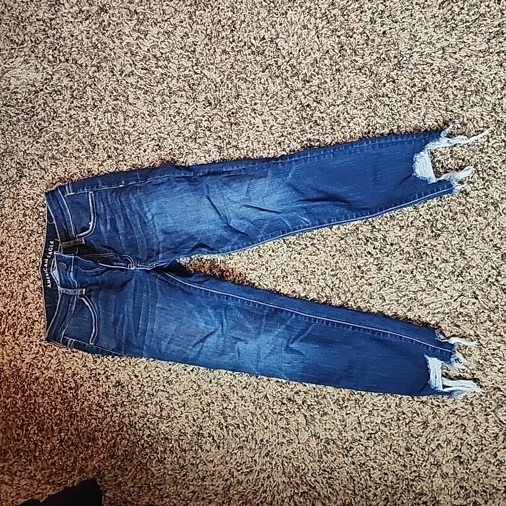 American Eagle High Rise jegging crop